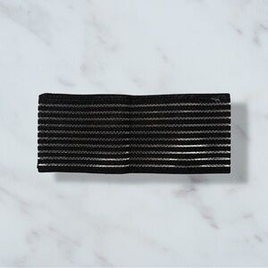 Girls Black and Silver Metallic Dance Headband